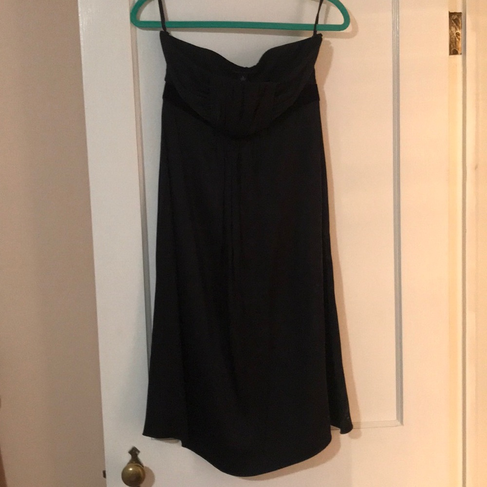Strapless black Banana Republic dress